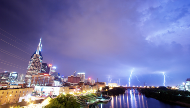 Nashville lightning by Chris Wage