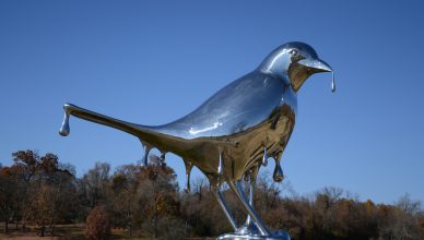 Shelby Park Bird Statue